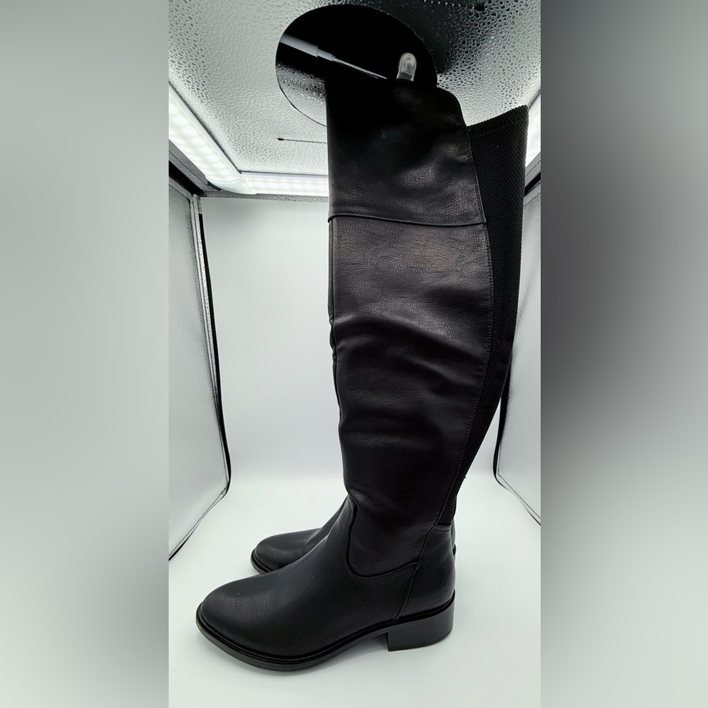 BareTraps Anika Over-The-Knee Black‎ Boots Wide Calf Comfort Riding Style Size 8